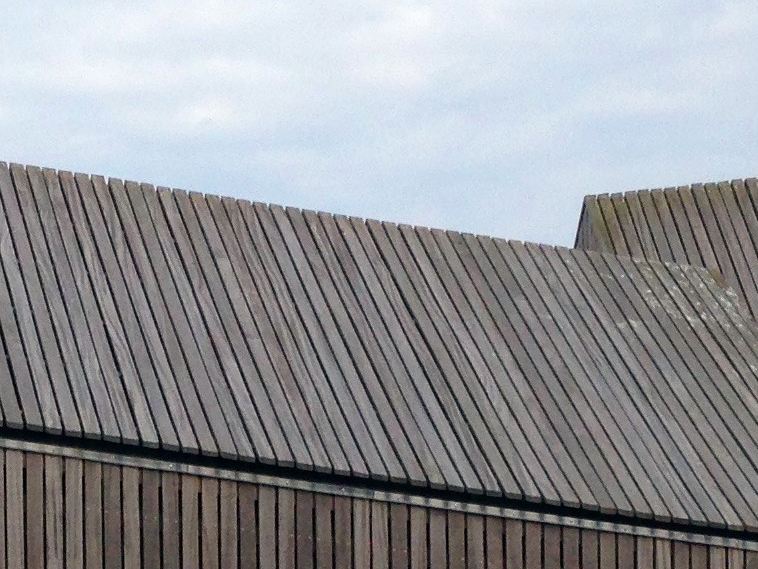 Holzhaus Ausschnitt Dächer