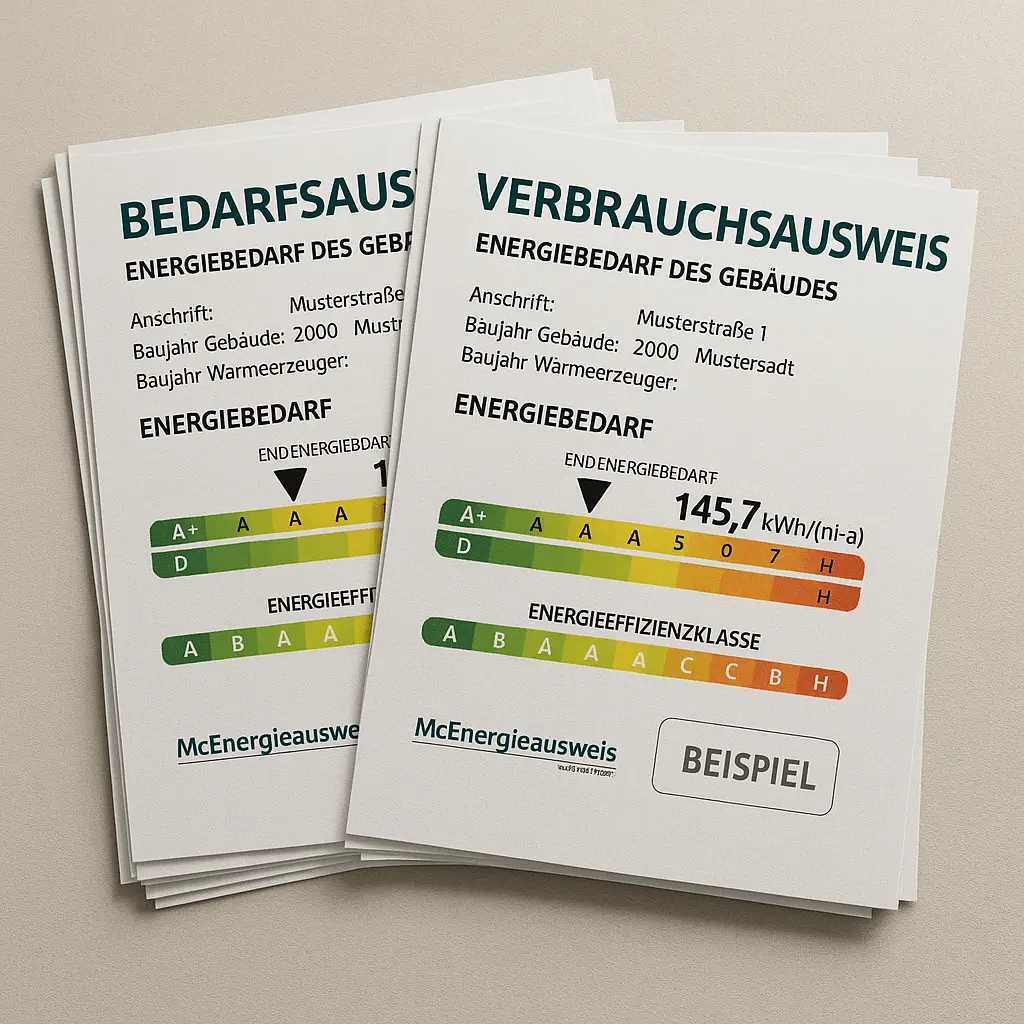 Bedarfsausweis Verbrauchsausweis